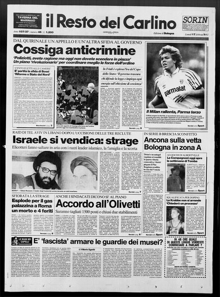 Il Resto del Carlino : giornale dell'Emilia